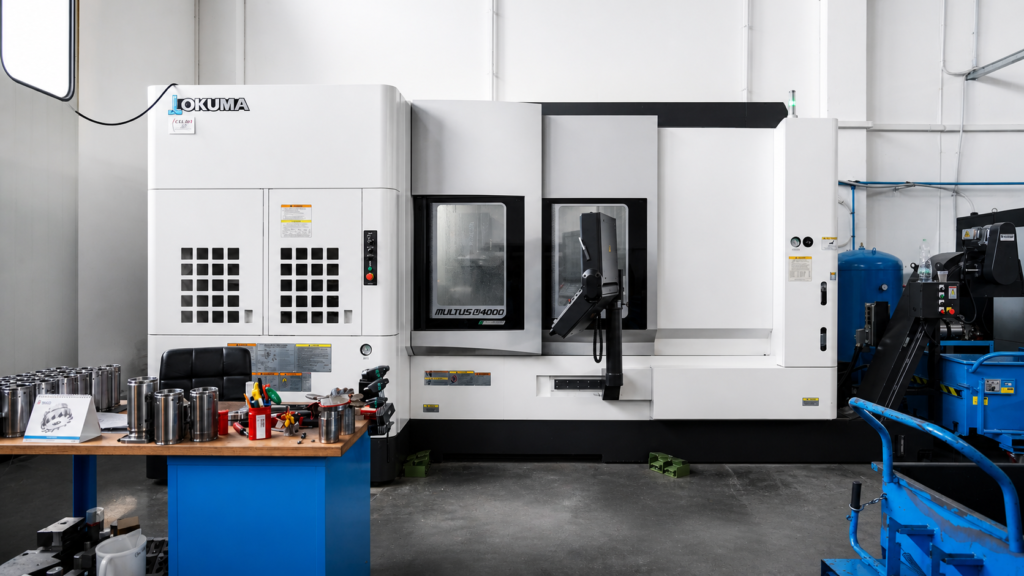 Dettaglio del controllo OSP touchscreen 19" dell'Okuma Multus U4000