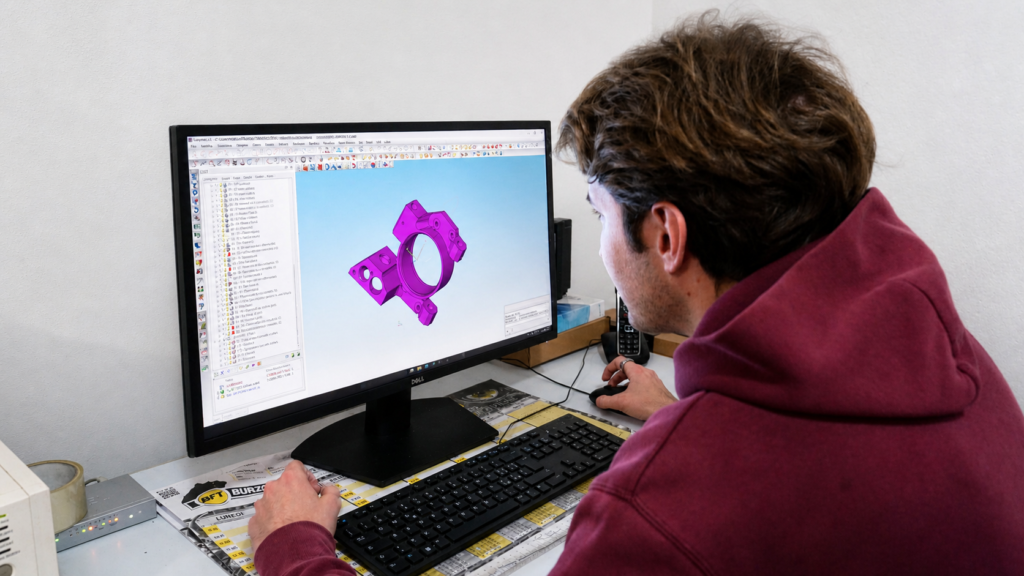 Progettazione CAD/CAM di componente meccanico 3D presso Lunymec